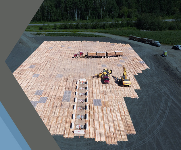 overview of tractor trailer and construction equipment