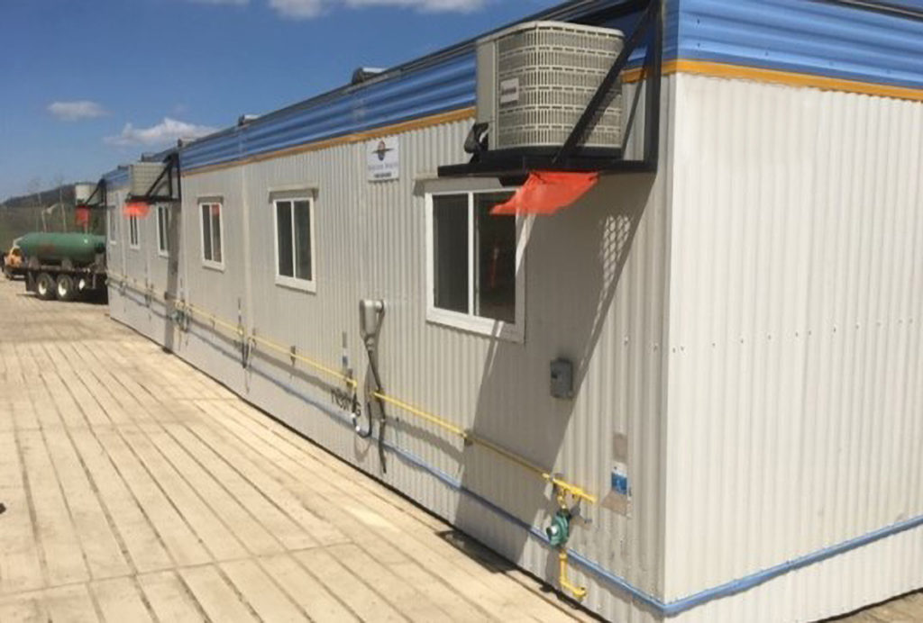 exterior of relocatable office